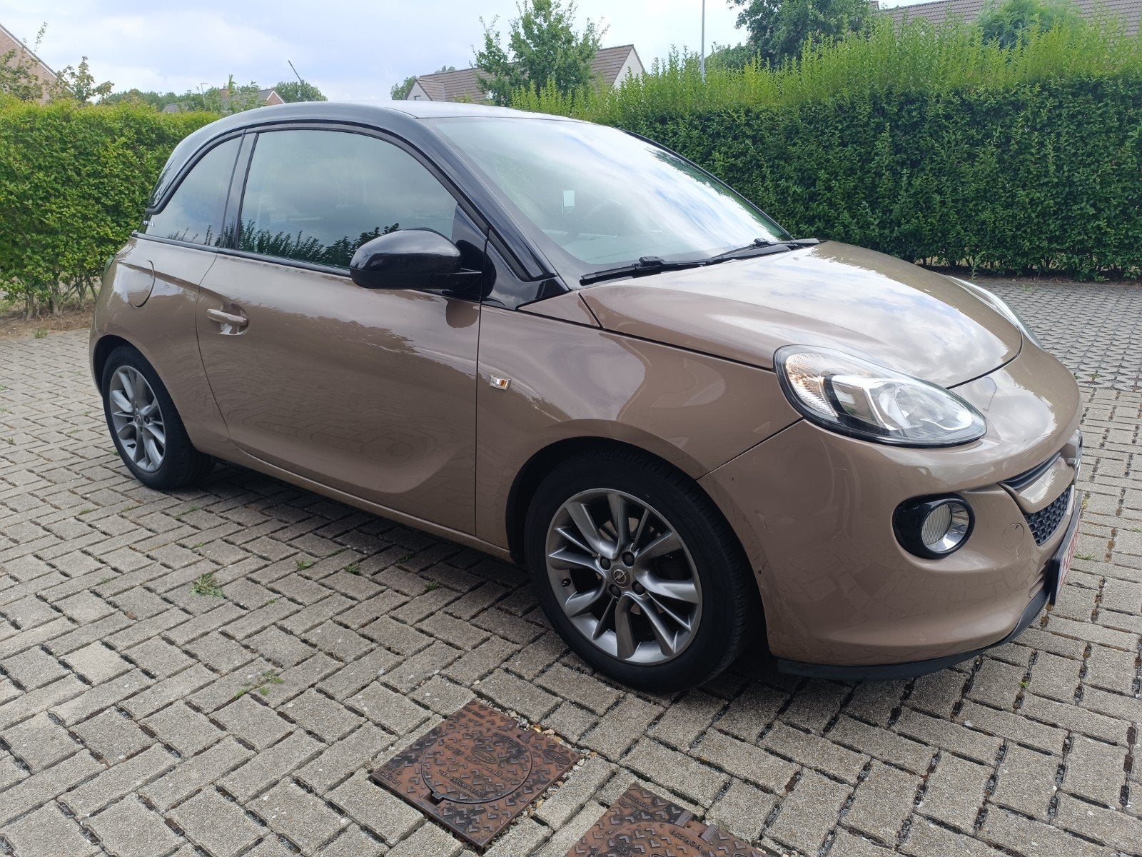 ☀️Opel Adam Stads wagen ☀️, Voorwielaandrijving, ADAM, Zwart, Leder en Stof