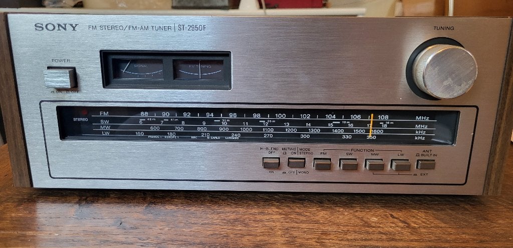 SONY  - TUNER FM - STEREO VINTAGE, TV, Hi-fi & Vidéo, Enlèvement, Utilisé, Analogique