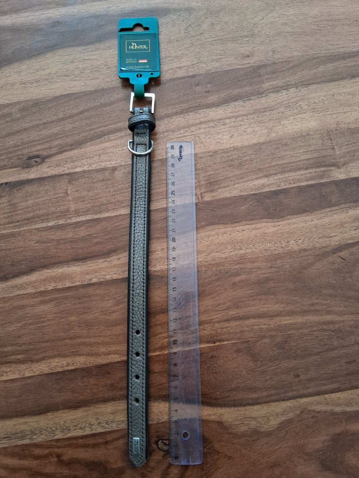 halsband hond - Hunter - leder - NIEUW - S, Enlèvement ou Envoi, Neuf