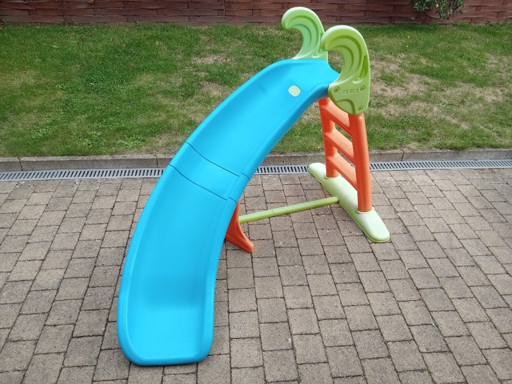 Toboggan courbé à eau Feber, Kinderen en Baby's, Speelgoed | Buiten | Speeltoestellen, Ophalen, Gebruikt, Glijbaan