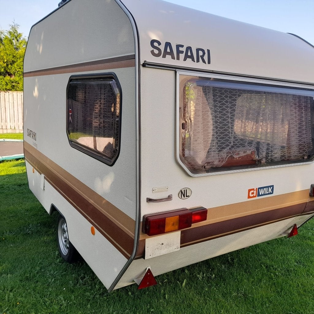 Caravan Wilk Safari >750kg, Caravans en Kamperen, Caravans, Standaardzit, Tot en met 2, Particulier, 500 - 750 kg