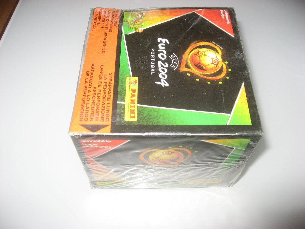 Boite scellée Panini euro 2004, Enlèvement