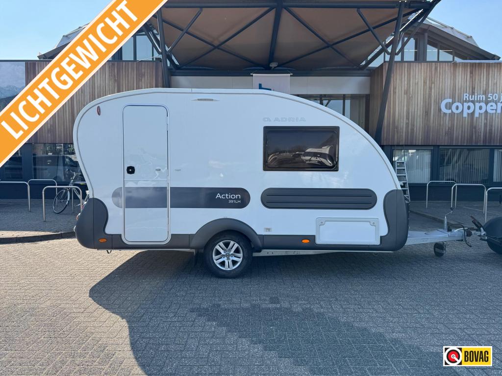 Adria Action 391 LH 2020 WALKER TENT!, Adria, 4 tot 5 meter, 1000 - 1250 kg, Schokbreker