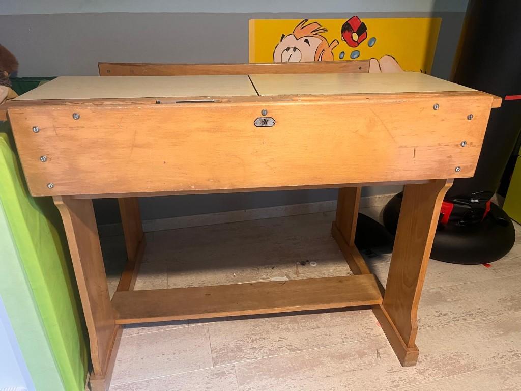 Schoolbank, Enlèvement, Utilisé, 130 cm, Bois