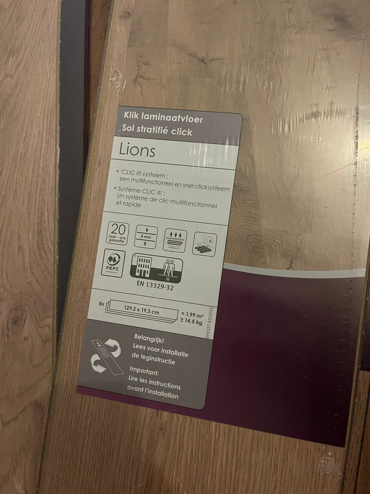 Decomode lions laminaat, Enlèvement, Comme neuf, Aggloméré