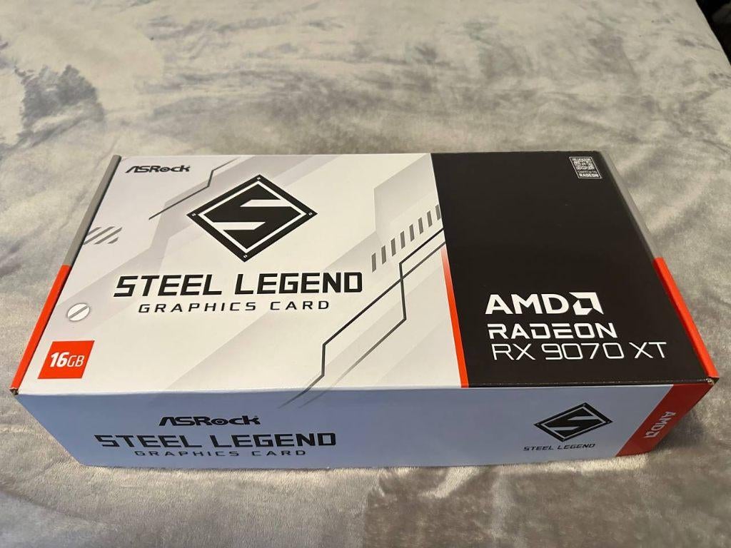 ASRock RX 9070 XT 16GB Steel Legend NIEUW VERZEGELD, Ophalen, AMD, GDDR6, PCI-Express 4