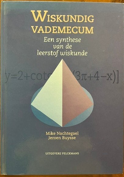 Wiskundig Vademecum, ASO, Ophalen of Verzenden, Zo goed als nieuw, Wiskunde B