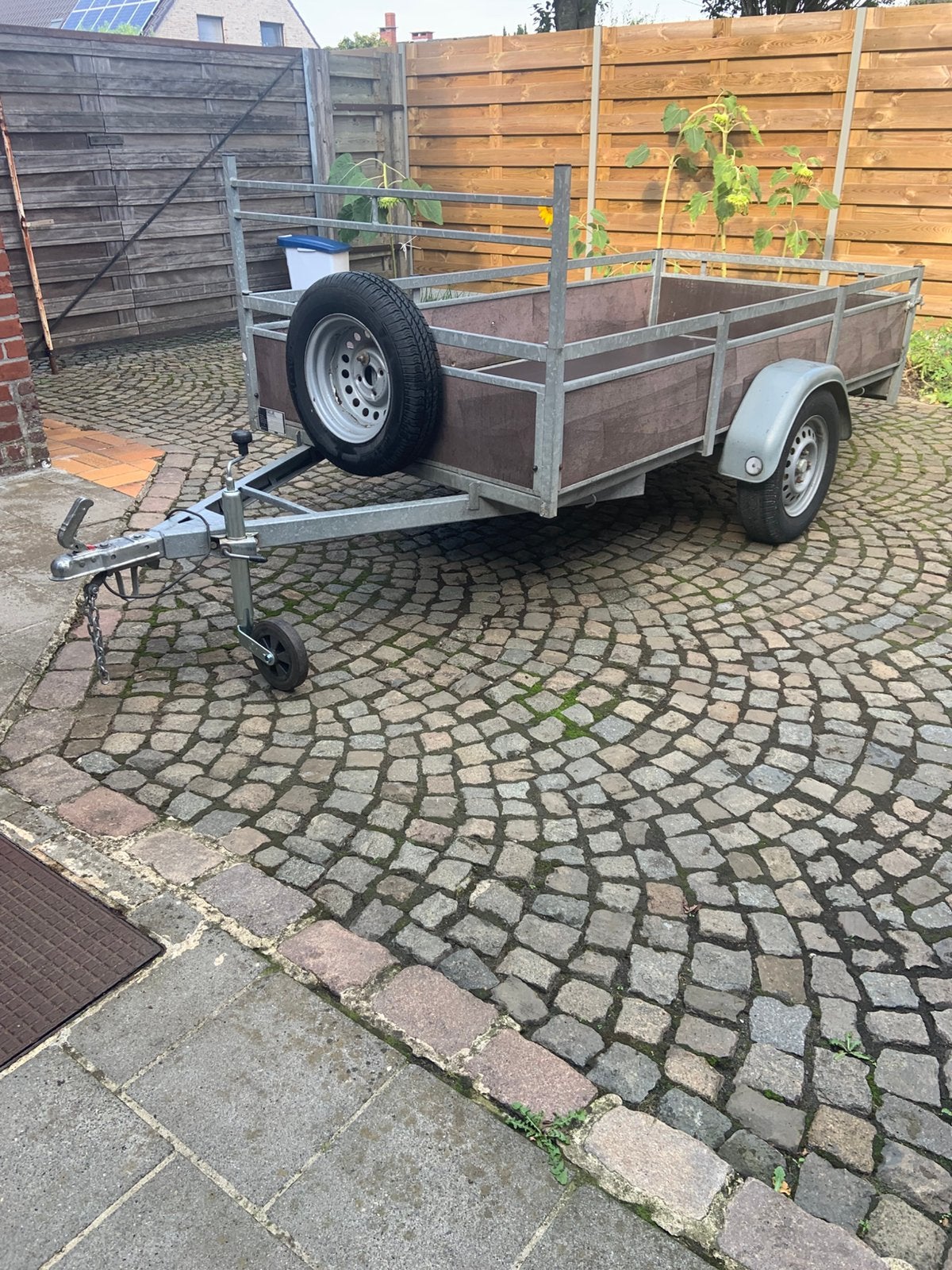 Enkelas aanhangwagen 750kg, Enlèvement, Comme neuf