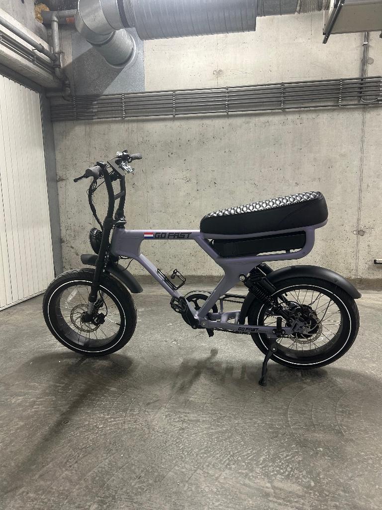 elektrische fatbike Go Fast ATV08 violetta, Ophalen, Gebruikt, 50 km per accu of meer, Overige merken
