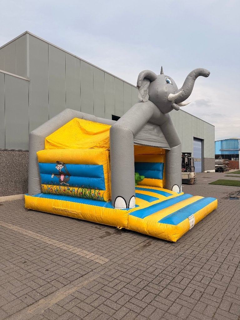 Château gonflable « Elephant » avec un nouveau souffleur., Enlèvement ou Envoi, Utilisé