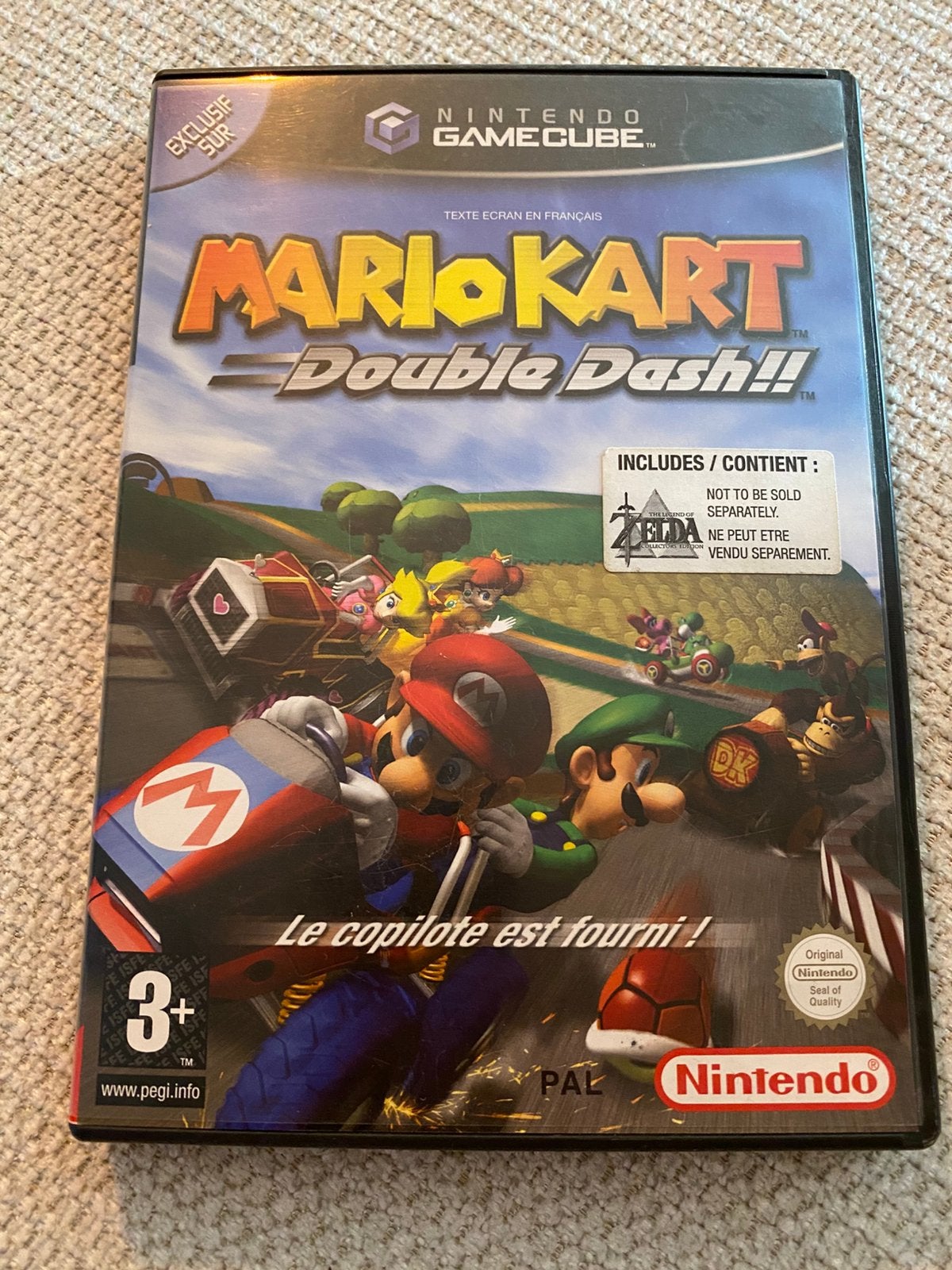 Jeu Mario Kart Double Dash Édition Collector + Zelda, Games en Spelcomputers, Ophalen, Zo goed als nieuw