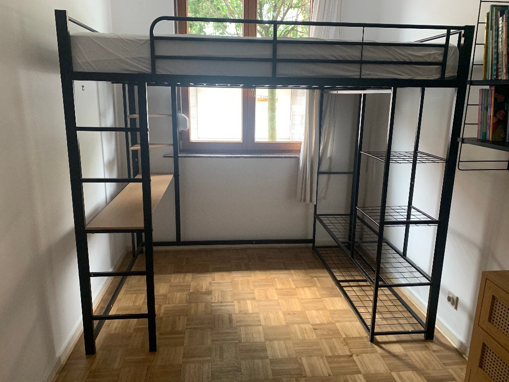 Lit en hauteur, Maison & Meubles, Enlèvement, Moins de 160 cm, 200 cm, 140 cm