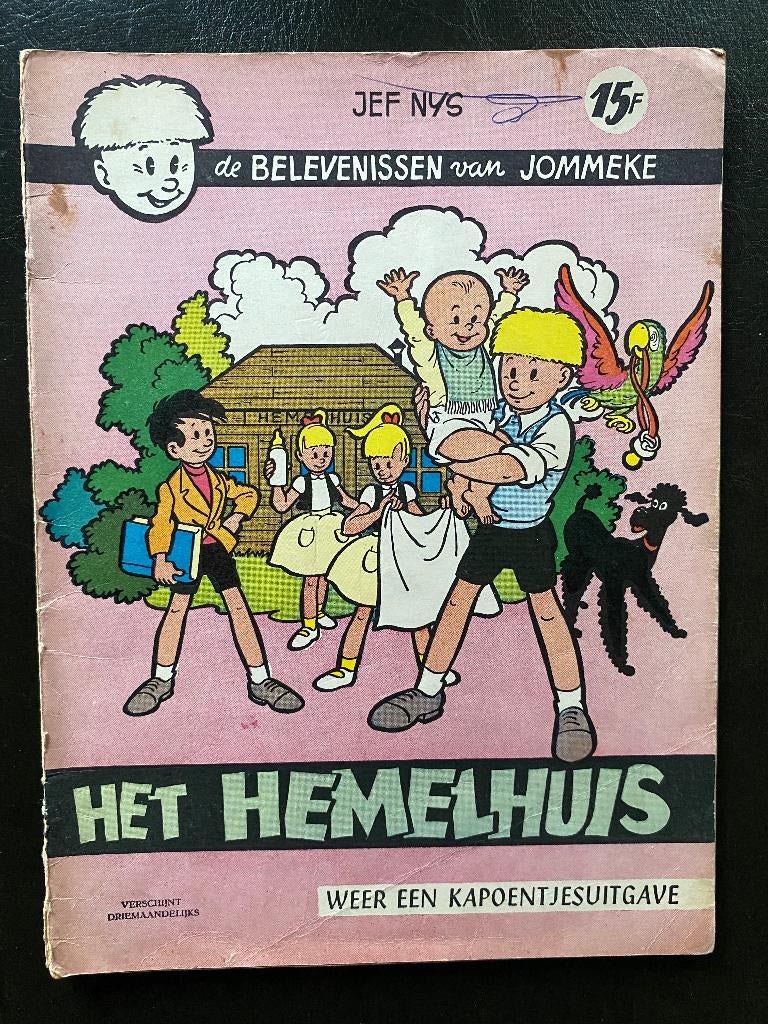 JOMMEKE - HET VOLK ONGEKL. -  Het hemelhuis, Boeken, Gelezen, Eén stripboek, Jef Nys., Ophalen of Verzenden