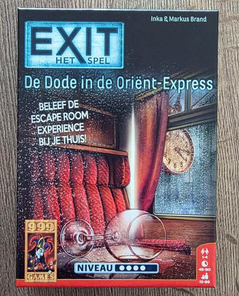 999 Games - EXIT: De Dode in de Oriënt-Express, Hobby & Loisirs créatifs, Jeux de société | Autre, Trois ou quatre joueurs, Enlèvement ou Envoi