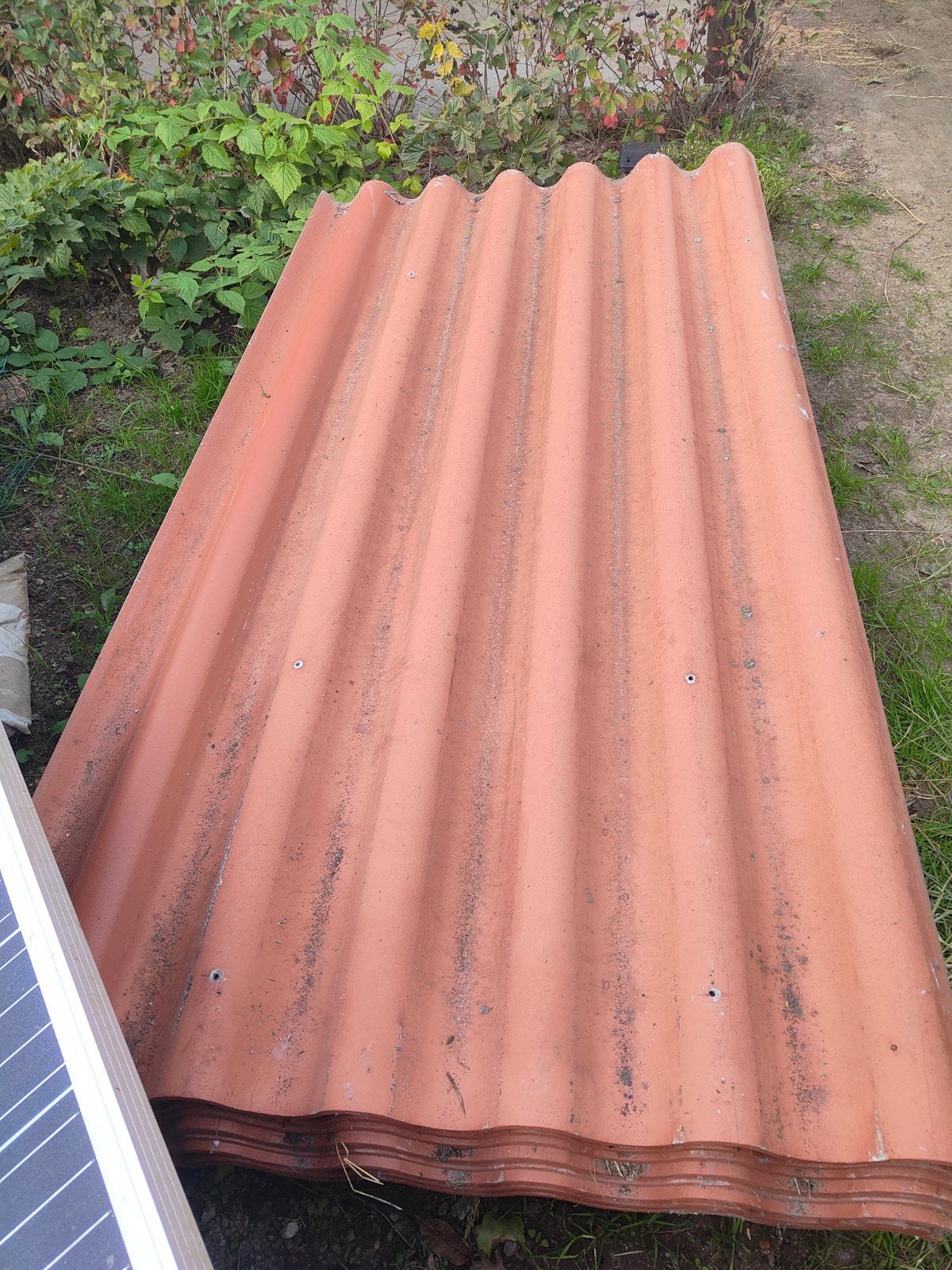 26 golfplaten 110x210cm, Doe-het-zelf en Bouw, Ophalen, Gebruikt, Rood