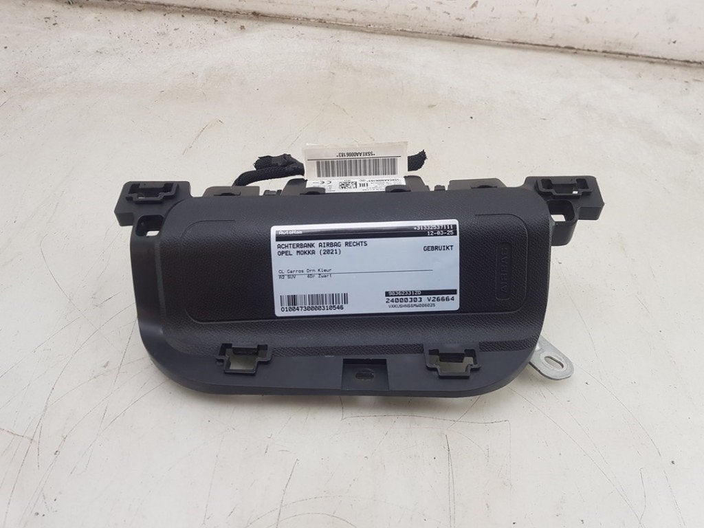 DIVERSEN Achterbank airbag rechts Opel Mokka (|98362331ZD|), Auto-onderdelen, Gebruikt, Opel