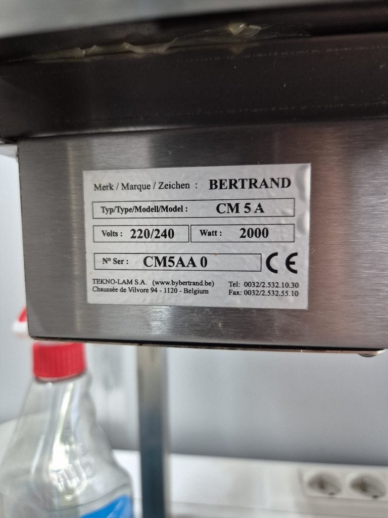 Inox rek met warmer voor voeding 2000W, Zakelijke goederen, Ophalen, Gebruikt, Inox Meubilair
