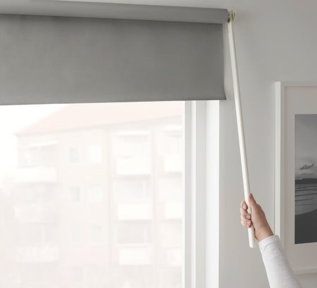Store enrouleur occultant Ikea Fridans, 2 pièces, gris, Store enrouleur, Gris, Comme neuf, Enlèvement