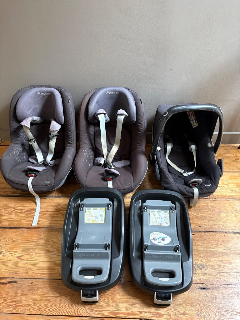 Maxi Cozy Pearl, Pebble, Isofix, Familyfix, Ophalen, Gebruikt, Maxi-Cosi, Isofix