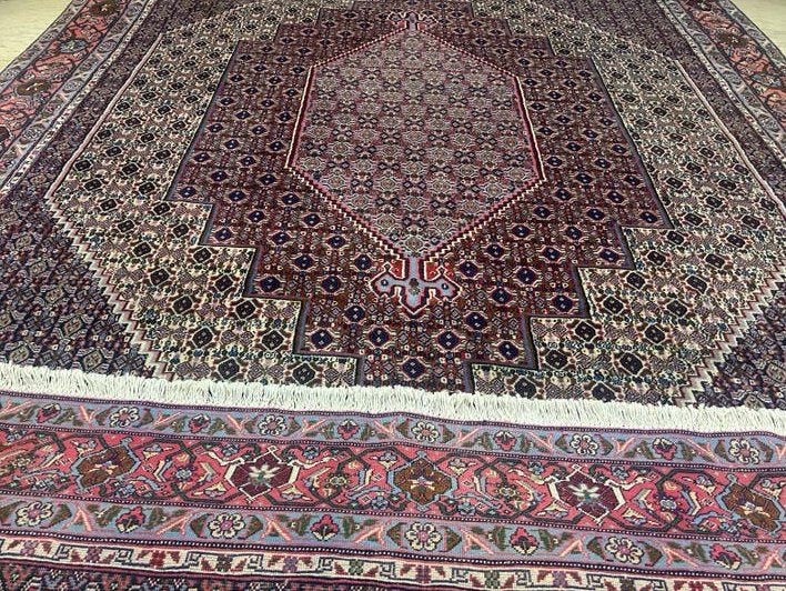 Magnifique tapis noué à la main - très bon état, Maison & Meubles, Enlèvement, Comme neuf