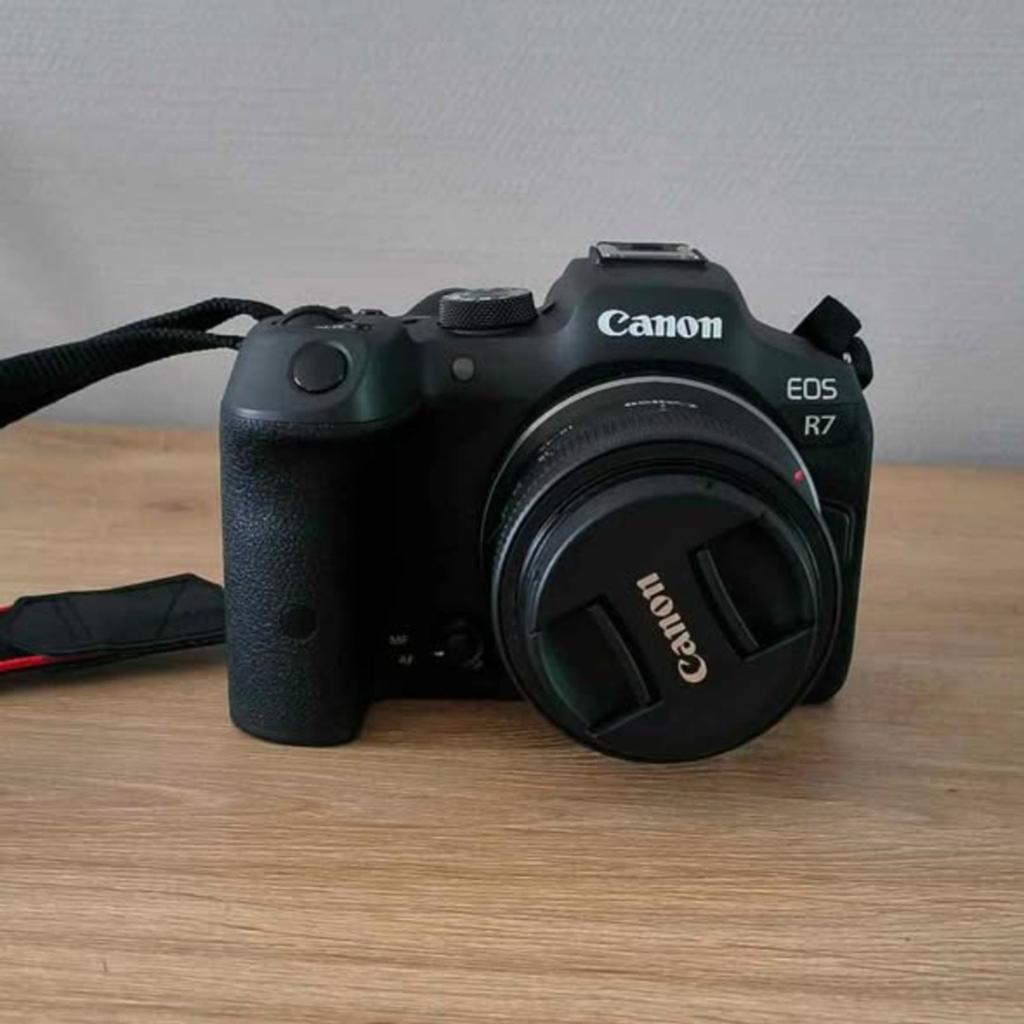 Cannon EOS R7 met RF-S 18-45 mm lens en geheugenkaart, Ophalen