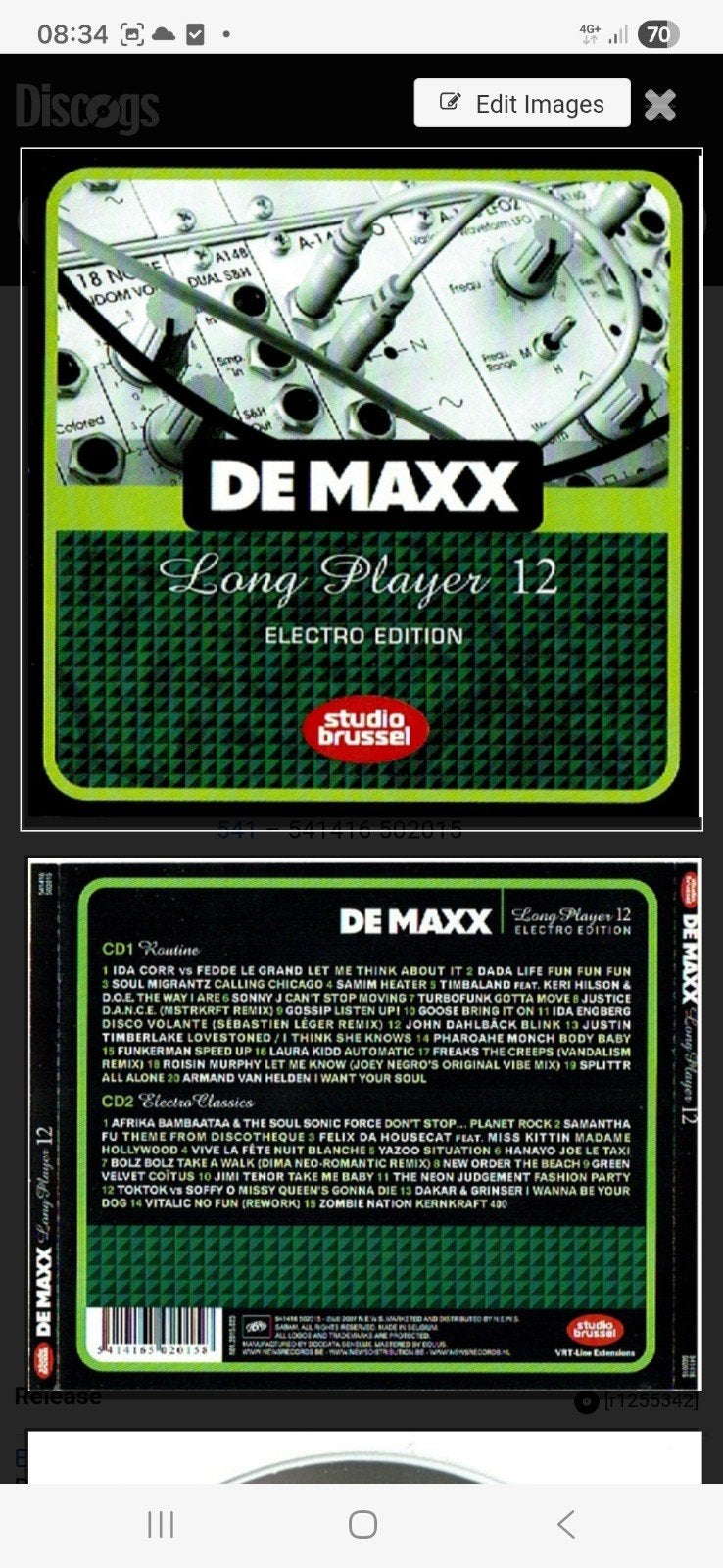 3 x vintage tecno/elektra, CD & DVD, Enlèvement