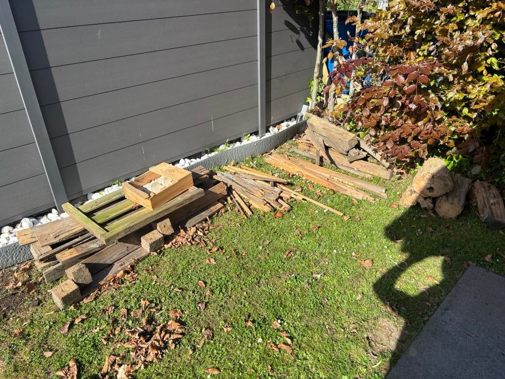 Gratis brandhout, Doe-het-zelf en Bouw, Ophalen, Gebruikt