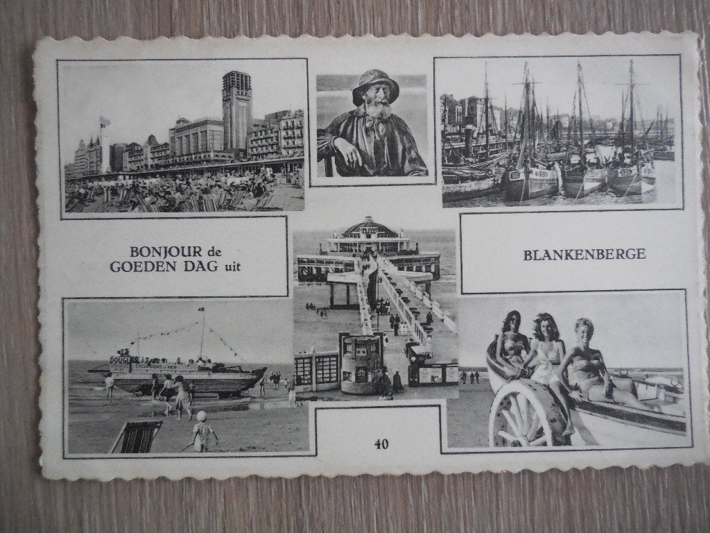 postkaart Goedendag uit Blankenberge, Verzamelen, Ophalen of Verzenden, 1960 tot 1980, Gelopen, West-Vlaanderen