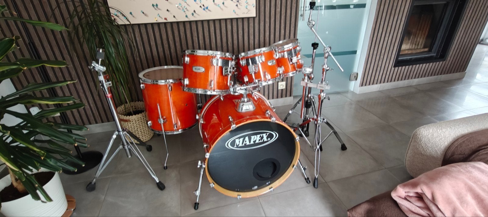 Kompleet drumstel mapex m serie, Musique & Instruments, Enlèvement, Comme neuf, Autres marques