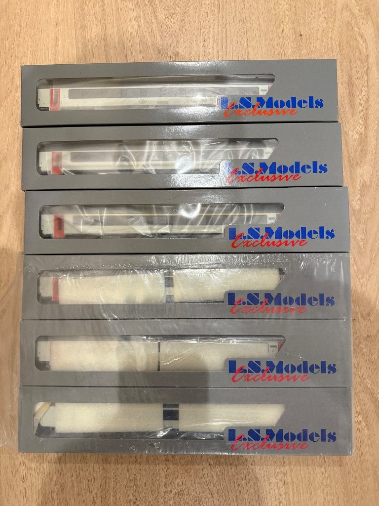 Lot 6 auto's I11 NMBS L.S.Models — Nieuwstaat, Verzenden, Nieuw, Gelijkstroom, Wagon