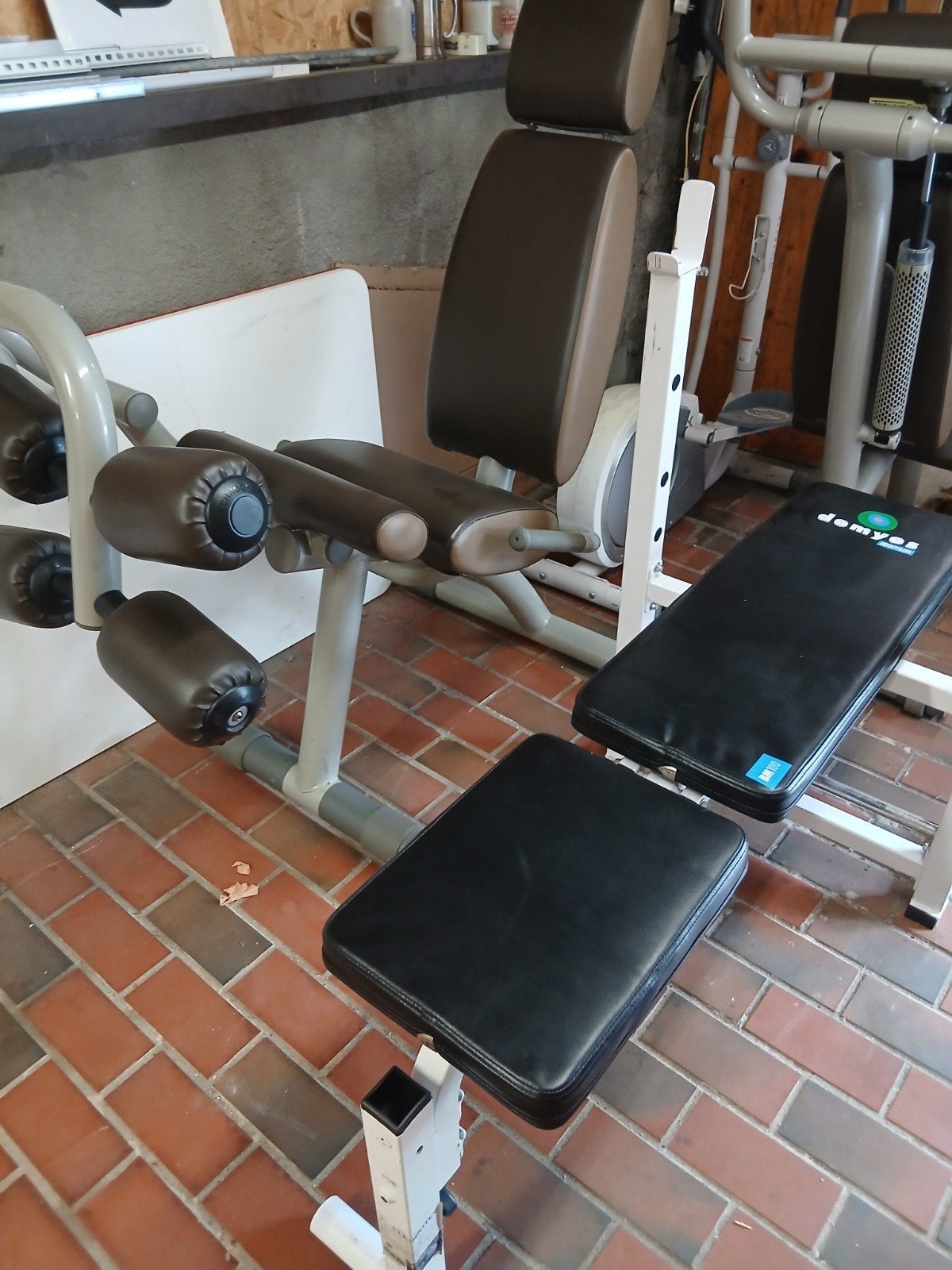 apparaat voor krachttraining, Ophalen, Gebruikt, Armen, Fitnessbank