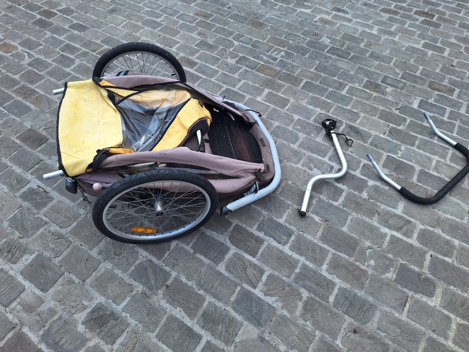 siège Croozer 2 places pour enfants, Enlèvement