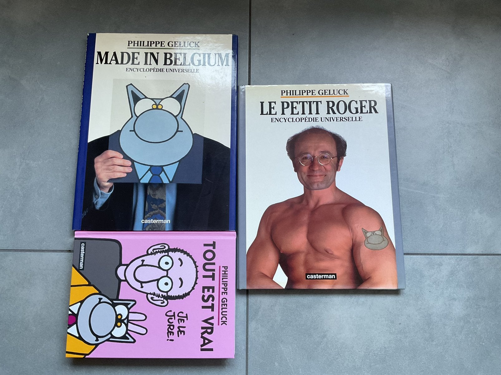 Philippe Geluck 2 Encyclopédies universelles + Tout est vrai, Enlèvement, Utilisé, Anecdotes et Observations
