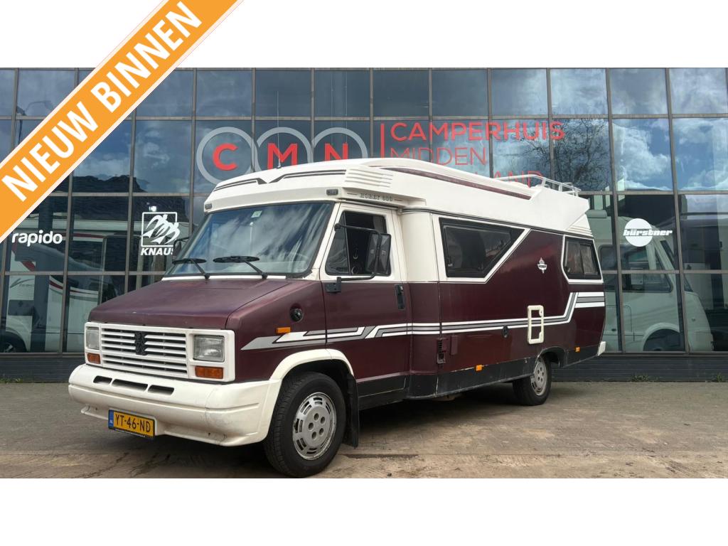 Hobby 600 Vastbed,Dinette, Caravans en Kamperen, Mobilhomes, Hobby, Bedrijf, 6 tot 7 meter, Half-integraal