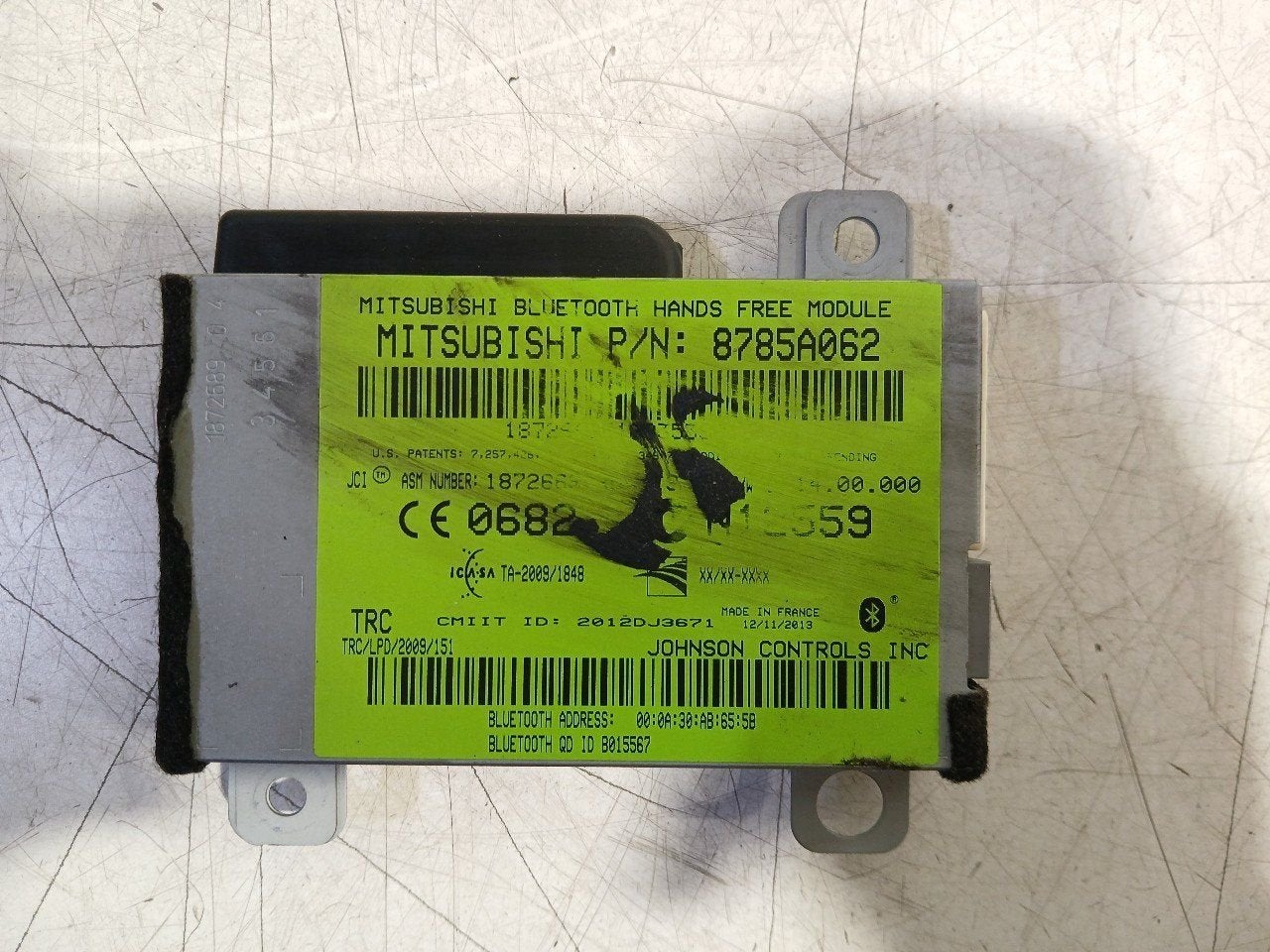 Bluetooth control module Mitsubishi Outlander, Enlèvement ou Envoi, Van der Ven Autorecycling B.V., Onderdelen@venauto.nl, Ettenseweg 76, 4706 PB Roosendaal, The Netherlands