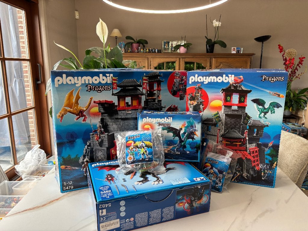 Playmobil Pack COMPLET Dragons avec châteaux et dragons, Enfants & Bébés, Jouets | Playmobil, Comme neuf, Dragons, Château/Fort