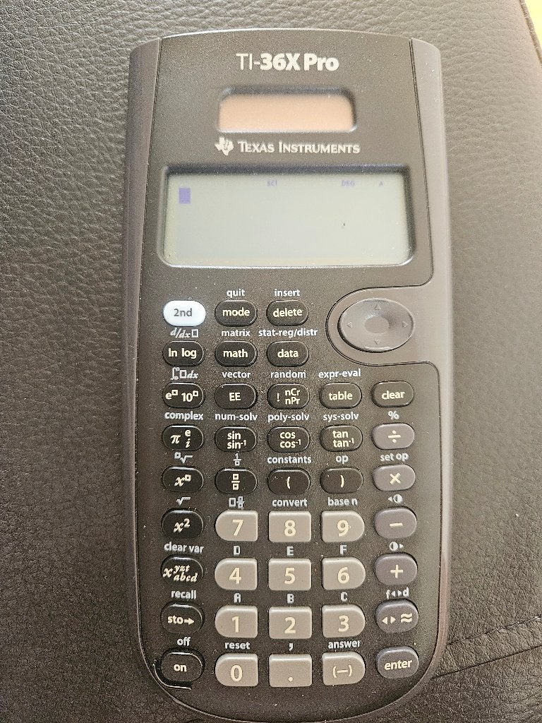 CALCULATRICE TI-36XPRO, Enlèvement ou Envoi, Utilisé