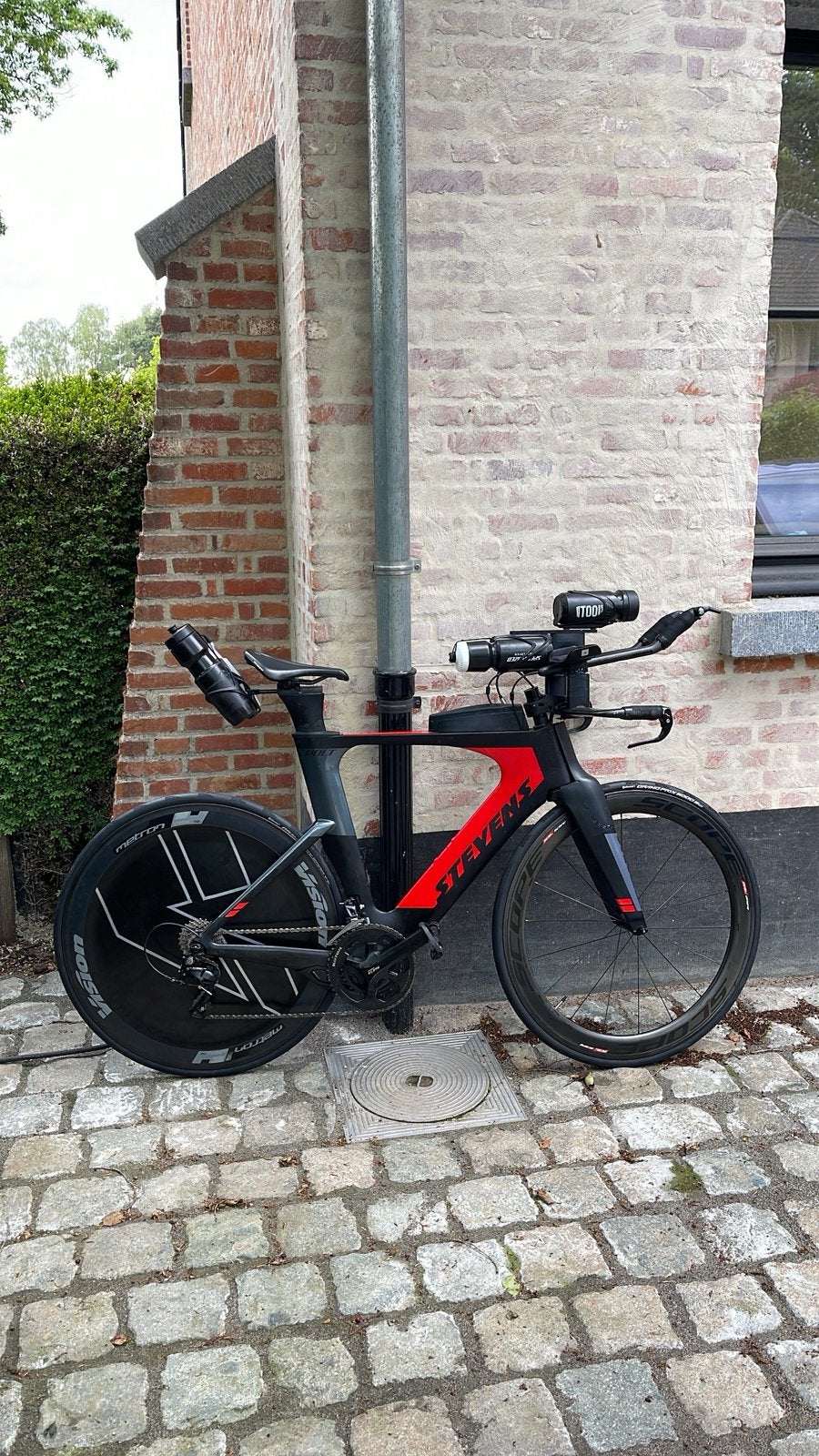 Stevens volt tijdritfiets M veel extras, Fietsen en Brommers, Overige merken, 28 inch, Gebruikt, Carbon