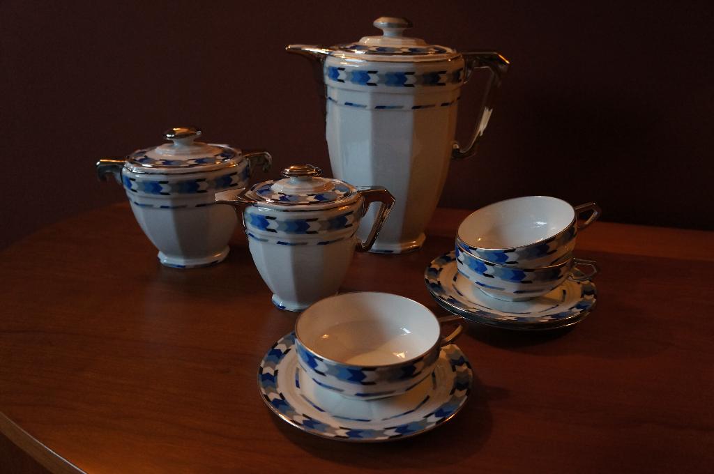 Heel mooi art deco Limoges koffieservies, Antiek en Kunst, Antiek | Servies compleet, Ophalen