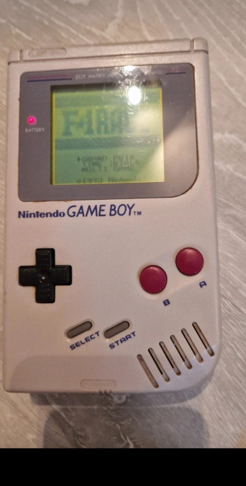 Nintendo game boy classic + game F1 race, Consoles de jeu & Jeux vidéo, Consoles de jeu | Nintendo Game Boy, Enlèvement, Utilisé