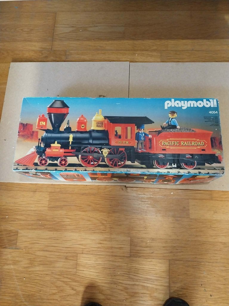 playmobil 4054 steaming mary train zeer zeldzaam, Kinderen en Baby's, Ophalen, Gebruikt, Complete set