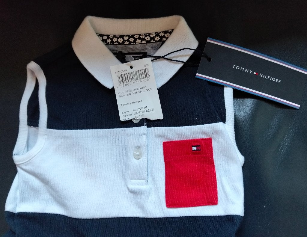 Skater dress zonder mouwtjes merk Tommy Hilfiger, Kinderen en Baby's, Ophalen, Meisje, Nieuw, Tommy Hilfiger