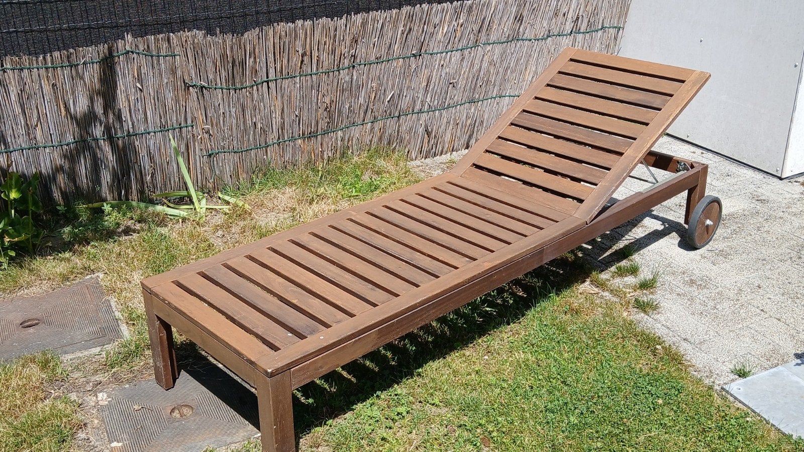 Ikea houten ligbed, goede staat., Enlèvement, Réglable