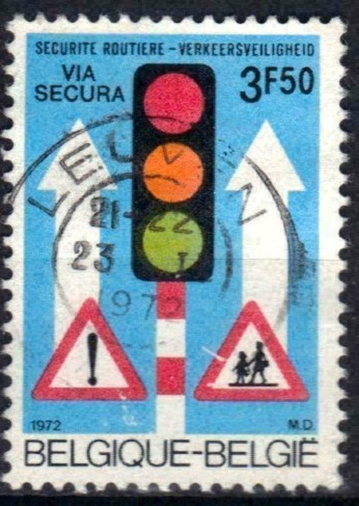 Belgie 1972 - Yvert/OBP 1617 - 20 jaar Via Secura (ST), Postzegels en Munten, Verzenden, Gestempeld, Gestempeld