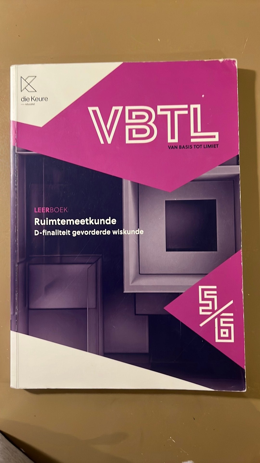 VBTL 5/6 - leerboek Ruimtemeetkunde, Boeken, Ophalen of Verzenden, Zo goed als nieuw, ASO, Wiskunde A