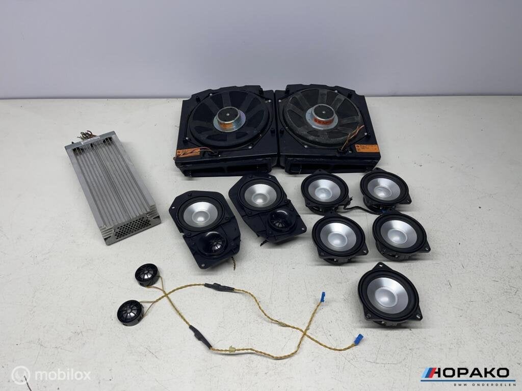 Speakerset BMW 5 serie E60 E61 Harman kardon logic7 versterk, Enlèvement ou Envoi, Einsteinlaan 5 rijswijk, Bmw, Utilisé