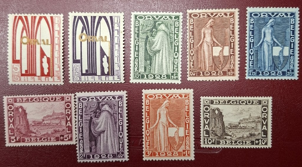 1927 - 258/66* - Eerste Orval., Sans timbre, Autre, Enlèvement ou Envoi, Non oblitéré