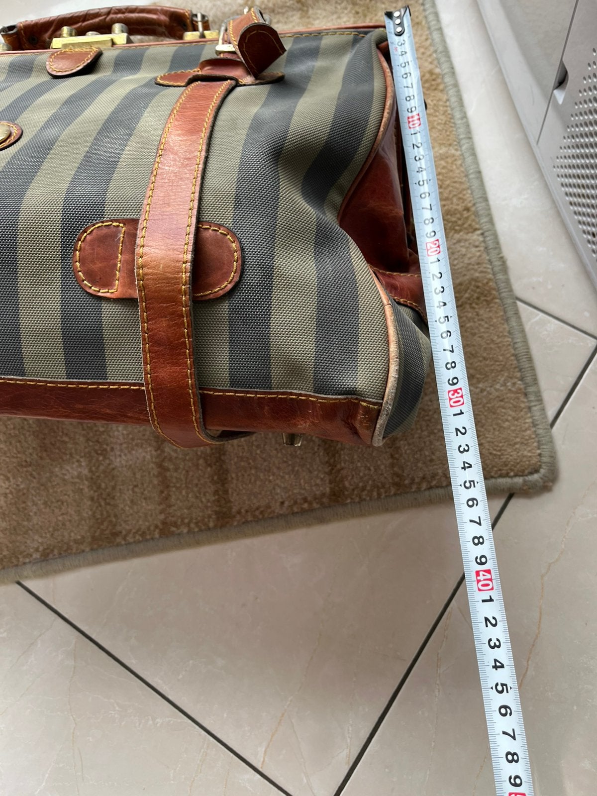vintage style travel bag, Auto diversen, Aanhangers en Bagagewagens, Ophalen of Verzenden, Zo goed als nieuw