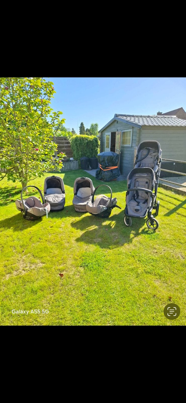 Poussette double thule, Enfants & Bébés, Autres marques, Poussette combi, Avec nacelle, Comme neuf
