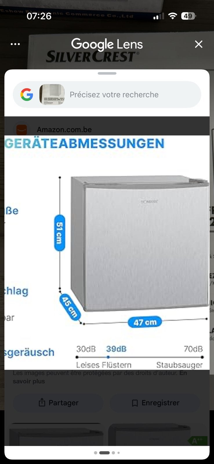 Petit congelateur, Ophalen, Zo goed als nieuw, Vrieskast